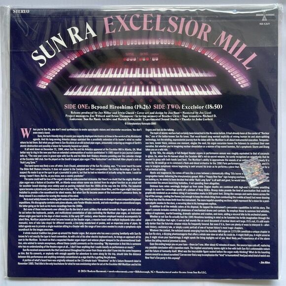 Sun Ra – Excelsior Mill (Atlanta) NEW Limited Violet Vinyl, LP Modern Harmonic - Picture 3 of 3